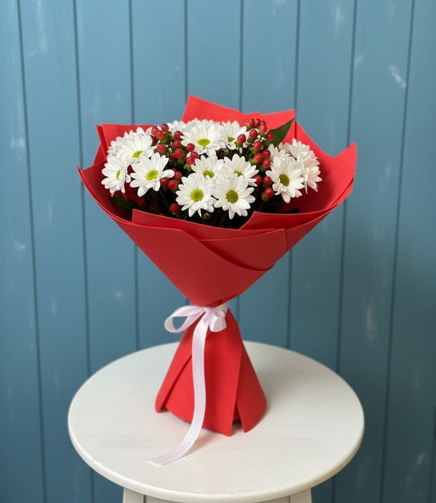 Букет цветов из: Хризантемы в Центральный Тульская область