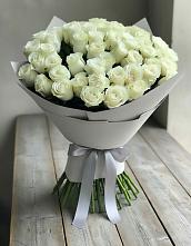 Букет 35 Белых роз в Центральный Тульская область