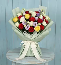Букет цветов из:  Розы #REPLACE_PRED# Центральный Тульская область