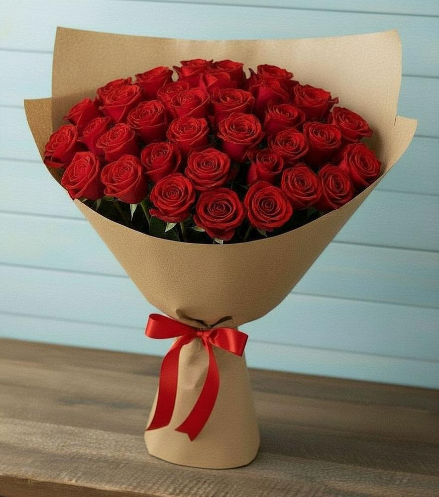 Букет Красные розы Милано в Центральный Тульская область