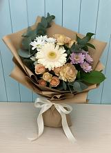 Букет цветов из:  Герберы и Хризантемы в Центральный Тульская область