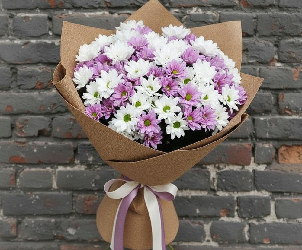 Букет цветов из: Хризантемы в Центральный Тульская область