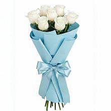 Букет 7 белых роз Проуд #REPLACE_PRED# Центральный Тульская область