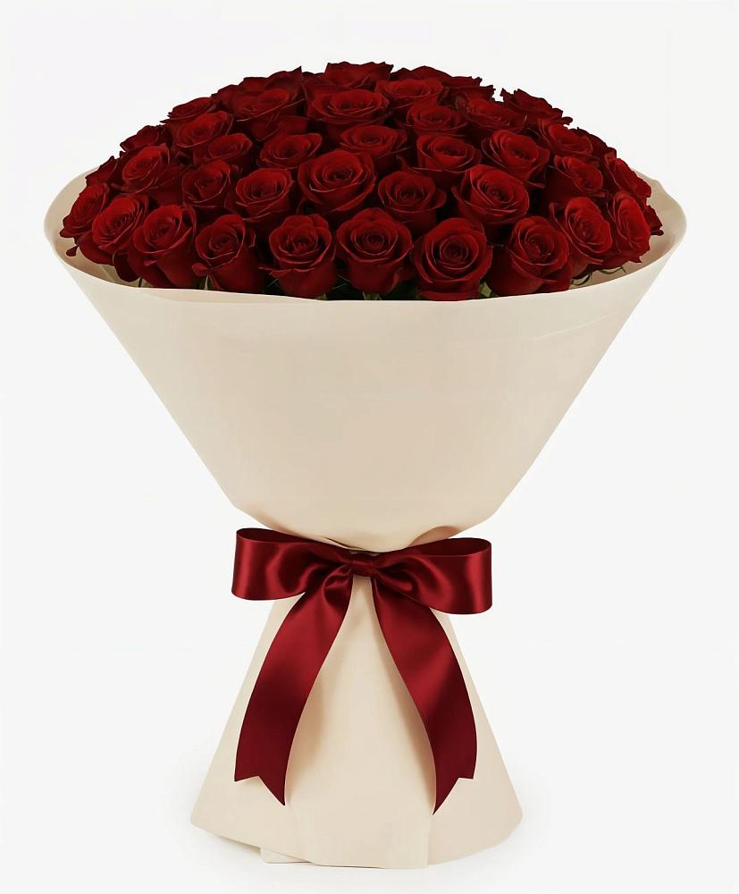 Букет 101 Бордовая роза Блэк Бакарра в Центральный Тульская область